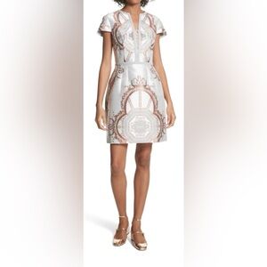 NWT NWT Ted Baker London Versailles Sheath Dress Size 1 (US 0/2) $425 Rt